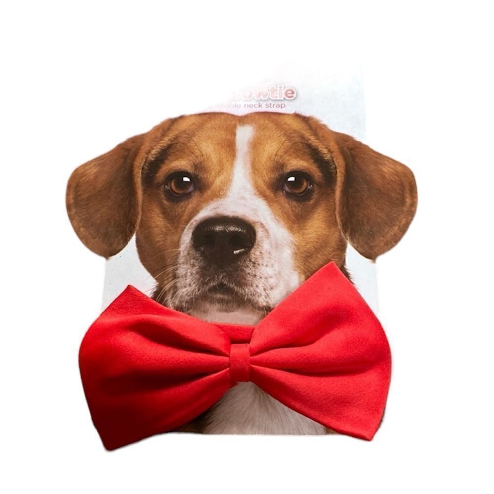 NEW Companion Gear Red Adjustable Pet Bowtie – Formal Dog Collar Accessory